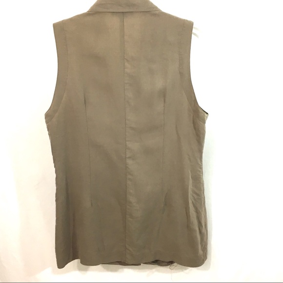 Daniel Caron Silk Ribbed Shirt Vest MED - Picture 3 of 5